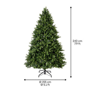 Everlands Freiburg Pine / Beaumont Pine Artificial Christmas Tree - 8ft / 2.4m image 5