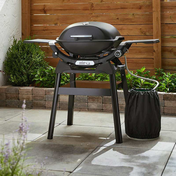 Weber Q 2200N Gas Barbecue with Side Tables & Compact Stand image 0