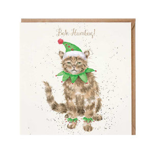 Wrendale Designs Bah Humbug Christmas Card image 0