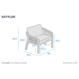 Kettler Cora 5-Seat Wooden Garden Lounge Set image 19