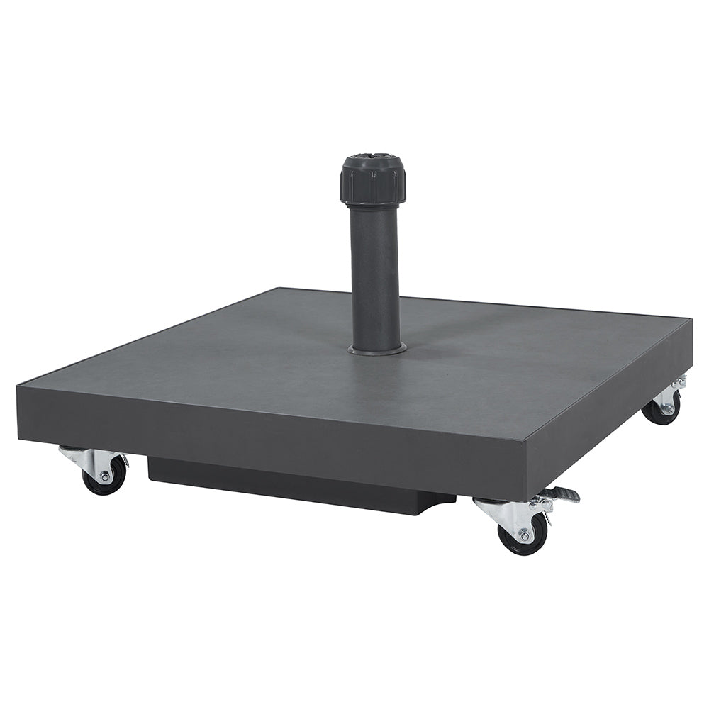 Platinum Ceramica Wheeled Parasol Base - Anthracite image 0