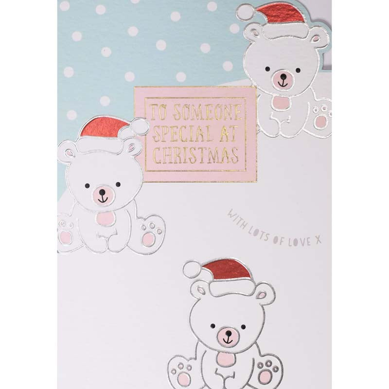 Wendy Jones-Blackett Someone Special Polar Bear Christmas Card image 0