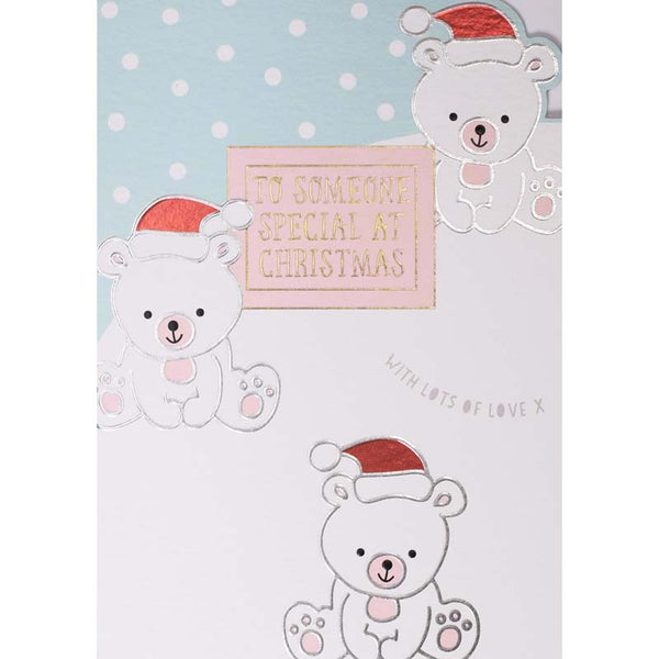 Wendy Jones-Blackett Someone Special Polar Bear Christmas Card image 0
