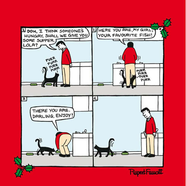 Woodmansterne Christmas Turkey Christmas Card image 0