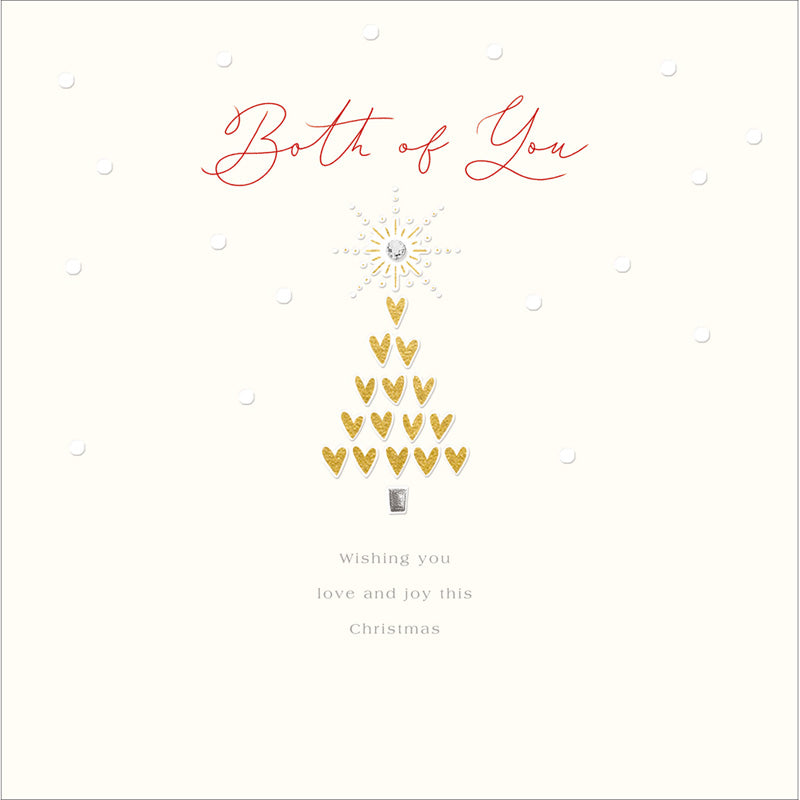 Woodmansterne Tree Of Hearts Christmas Card image 0