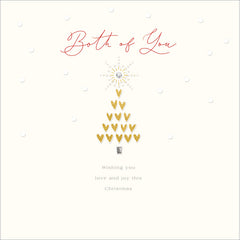 Woodmansterne Tree Of Hearts Christmas Card image 0