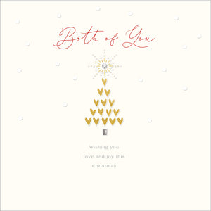 Woodmansterne Tree Of Hearts Christmas Card image 0