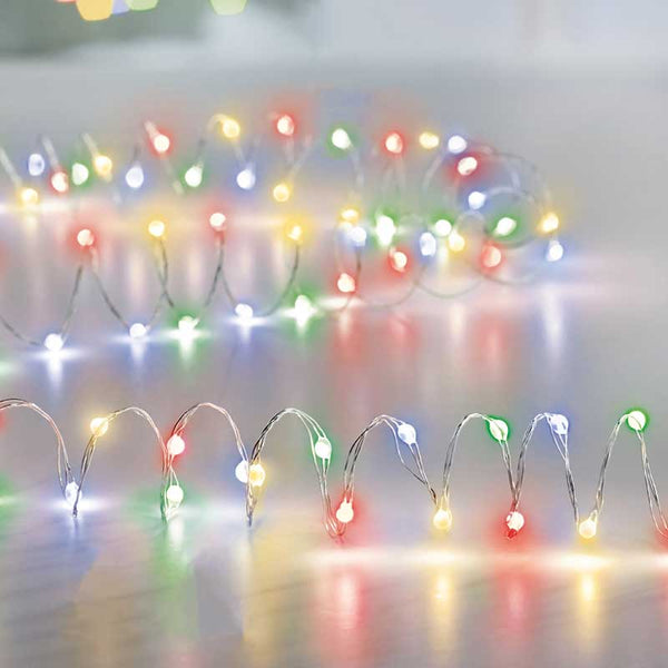 Premier 200 Multi-Action Large LED ULTRABRIGHTS with Timer - Multi-Coloured image 0