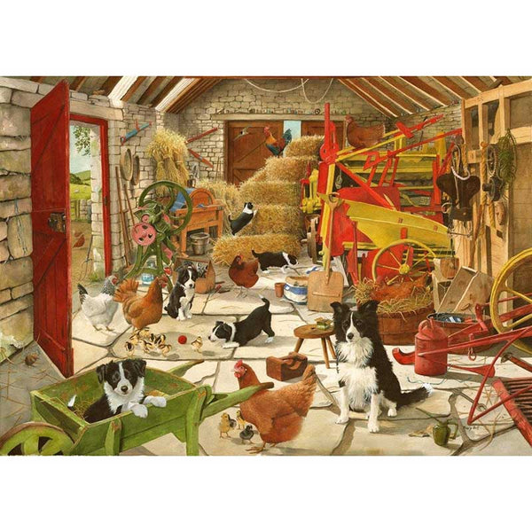 House of Puzzles Workers Playtime 1000 Piece Jigsaw Puzzle image 0