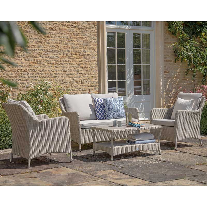 Bramblecrest Tetbury Deluxe Rattan 2-Seat Sofa Set in Nutmeg image 0