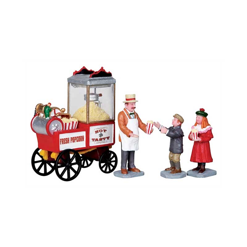 Lemax Popcorn Seller (Set of 4) image 0