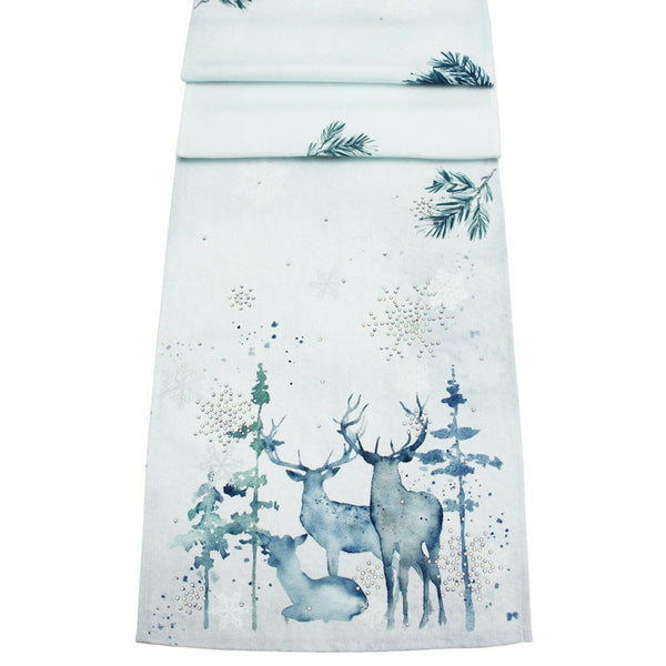 Peggy Wilkins Fantasy Woodland Stag Table Runner image 0