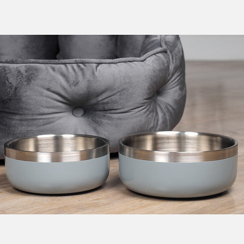 Zoon ThermaBowl Dog Bowl in Slate image 0