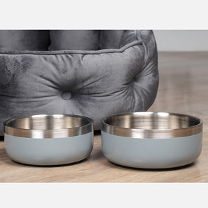 Zoon ThermaBowl Dog Bowl in Slate image 1