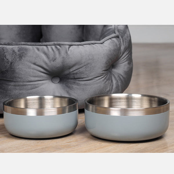 Zoon ThermaBowl Dog Bowl in Slate image 1