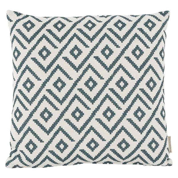 Bramblecrest Square Scatter Cushion, 45 x 45cm - Green Geometric image 3