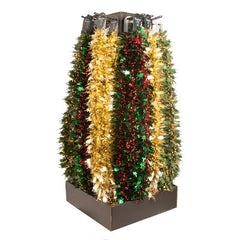 Festive Fern Leaf &amp; Loop Tinsel (Assorted Designs) image 0