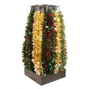 Festive Fern Leaf &amp; Loop Tinsel (Assorted Designs) image 0