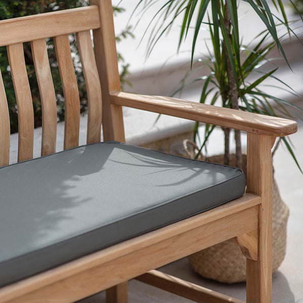 Bramblecrest 2-Seat Garden Bench Cushion - Taupe image 1