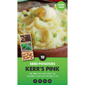Kerr's Pink Main Crop Seed Potatoes - Pack of 10 image