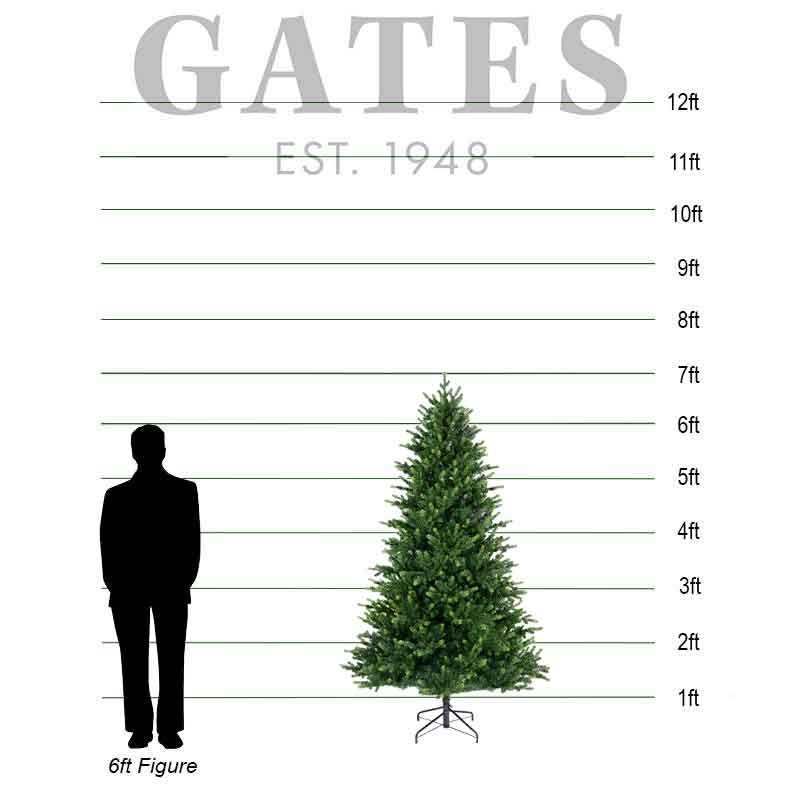 Everlands Sunpeaks Fir / Highgrove Fir Artificial Christmas Tree - 7ft / 2.1m image 0