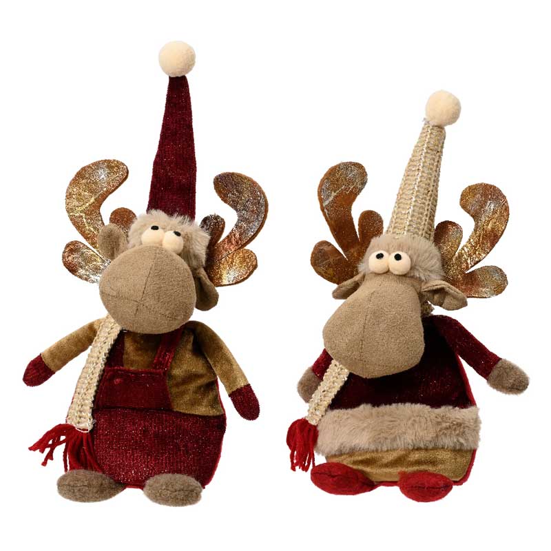 Decoris Deer with Hat (Assorted Designs) image 0