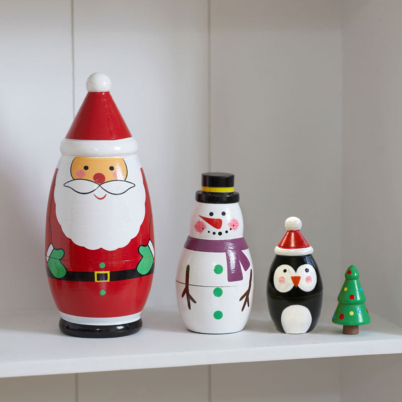 Three Kings Santa's Secret! 4 in 1 Festive Figurines image 0