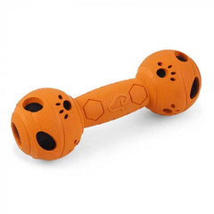 Zoon Rubber Squeaky Ball Dumbbell Dog Toy image 0