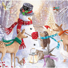 Ling Charity Christmas Cards - Snowman &amp; Friends (Pack of 6) image 0