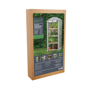 Premium 4 Tier Wooden Growhouse image 6