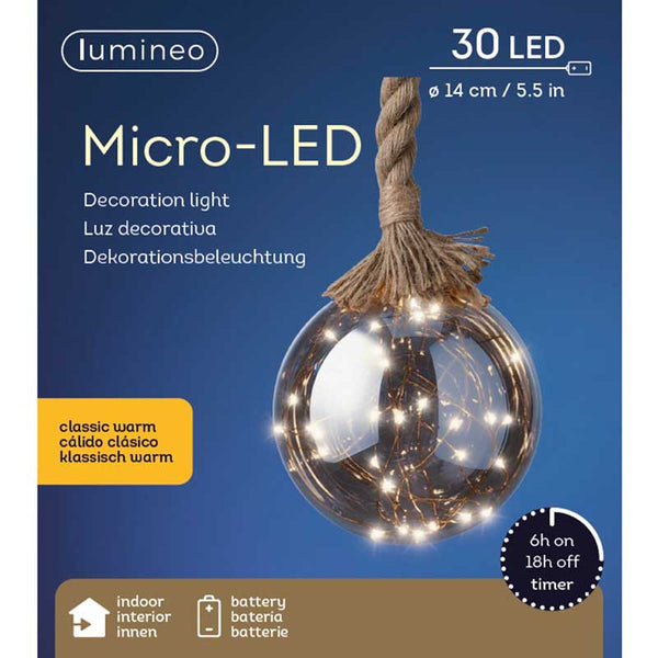 Lumineo Micro LED Hanging Smokey Ball image 9