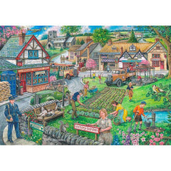 House of Puzzles Wartime Green 1000 Piece Jigsaw Puzzle image 0
