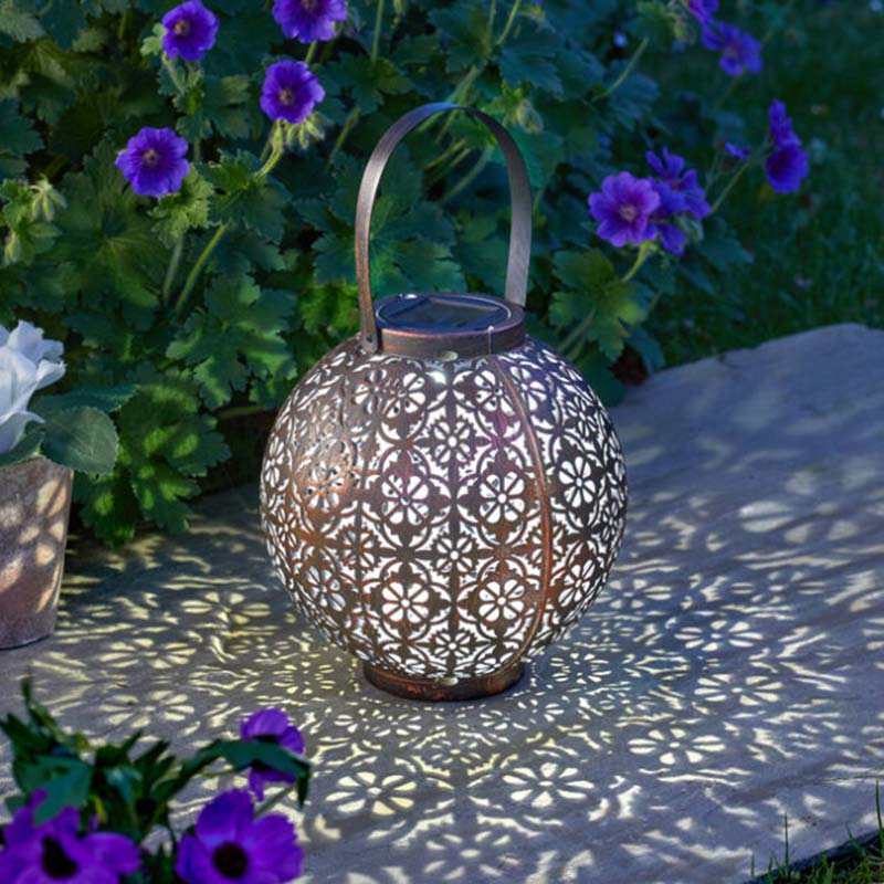 Smart Solar Large Boulette Lantern image 0