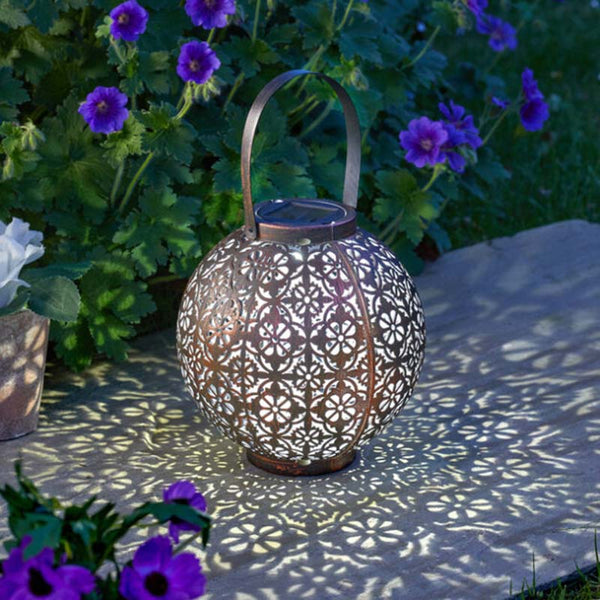 Smart Solar Large Boulette Lantern image 0