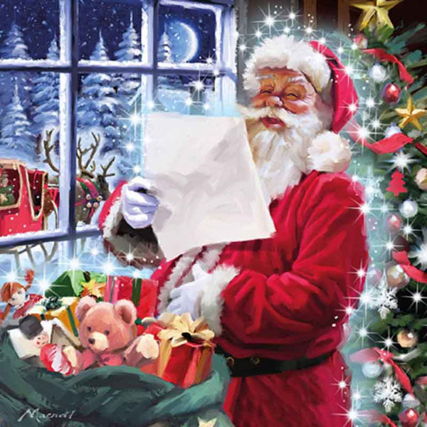 Ling Design Large Deluxe Cards - The Jolly Santa's (Pack of 12) image 3