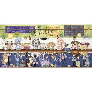Gibsons Fido's Coffee Bar 636 Piece Jigsaw Puzzle image 0