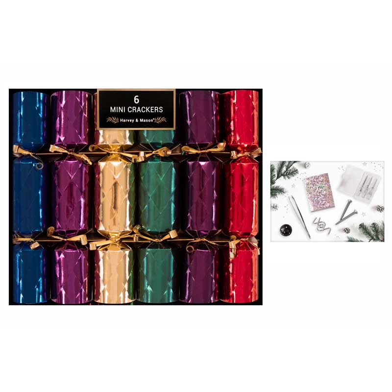 Harvey & Mason 6 Mini Jewel Crackers image 0