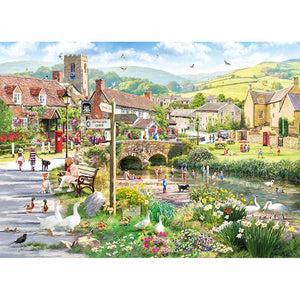 Gibsons Puddle Ducks & Paddling 1000 Piece Jigsaw Puzzle image 0