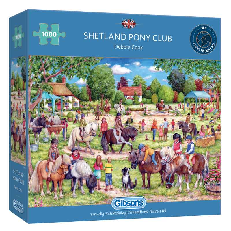 Gibsons Shetland Pony Club 1000 Piece Jigsaw Puzzle image 0