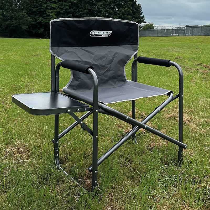 Quest Elite Autograph Surrey Travel Chair with Side Table - Black  Edition image 0