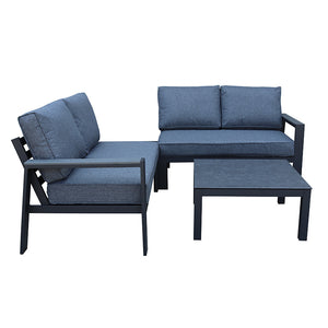 Supremo Livorno Corner Modular Lounge Set with 2 Square Tables image 6