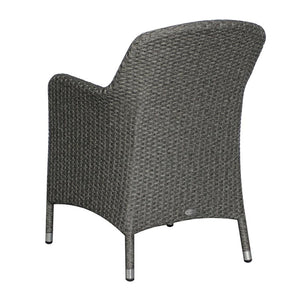 Bramblecrest Tetbury Bistro Set in Pewter Weave image 4