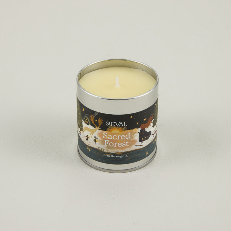 St Eval Sacred Forest Tin Candle image 0