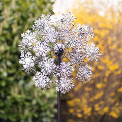 Jonart Design Winters Snowflake Illuminated Wind Spinner image 0