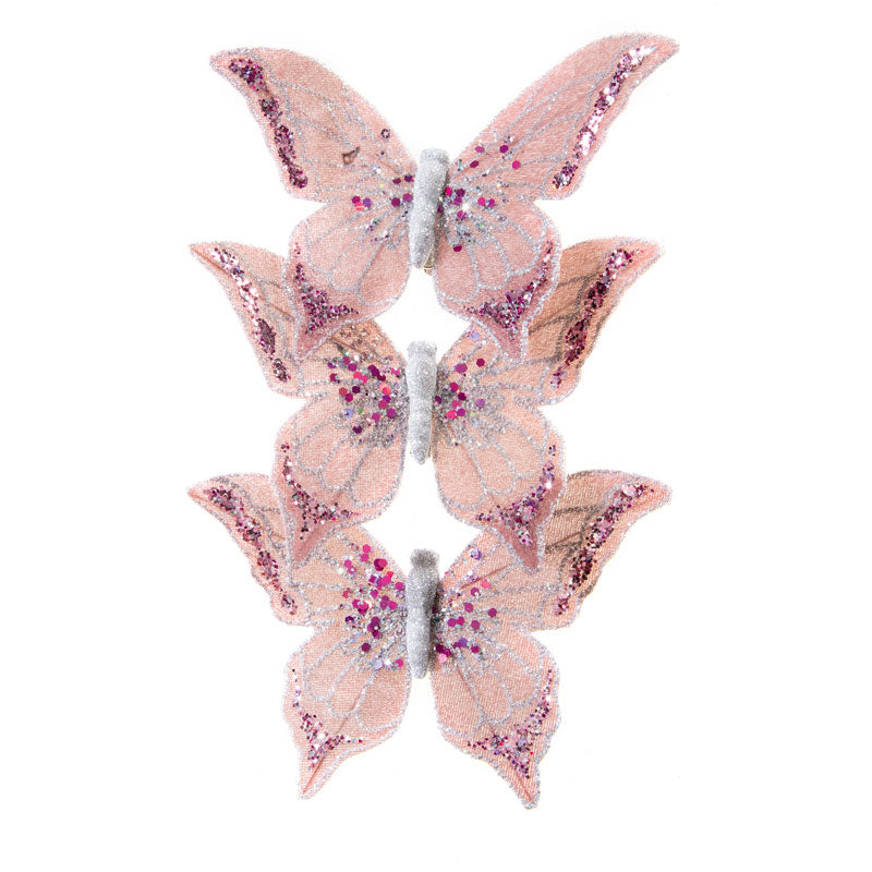 Premier Pink Butterflies (Pack of 3) image 0