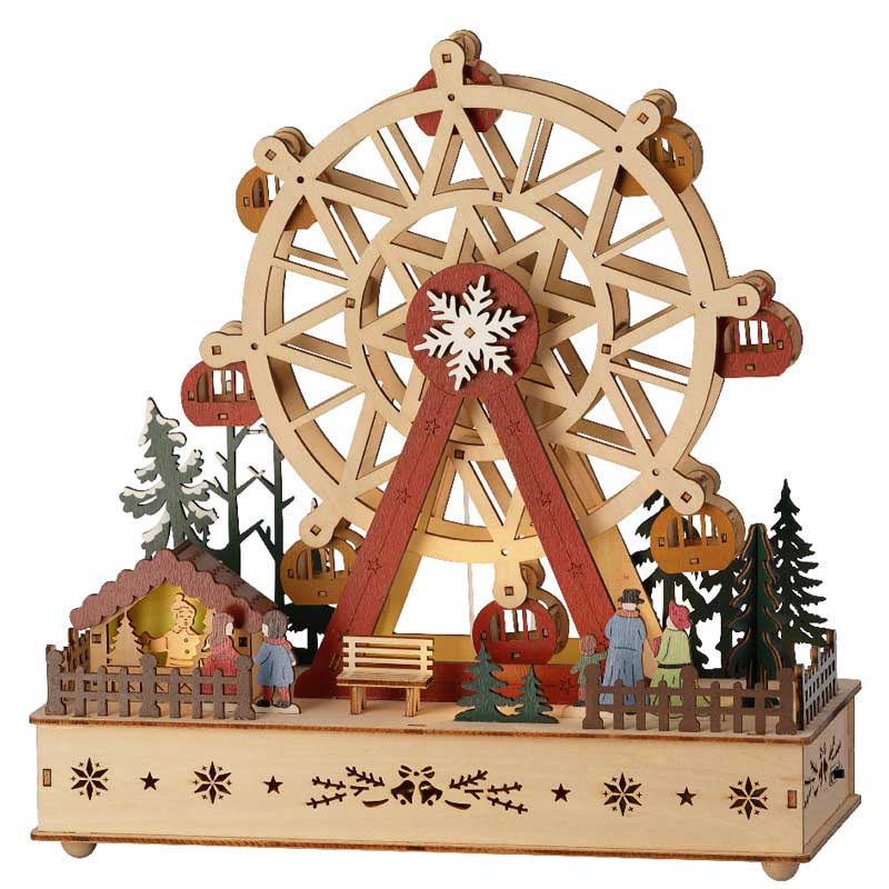 Lumineo LED Plywood Ferris Wheel Scene image 0