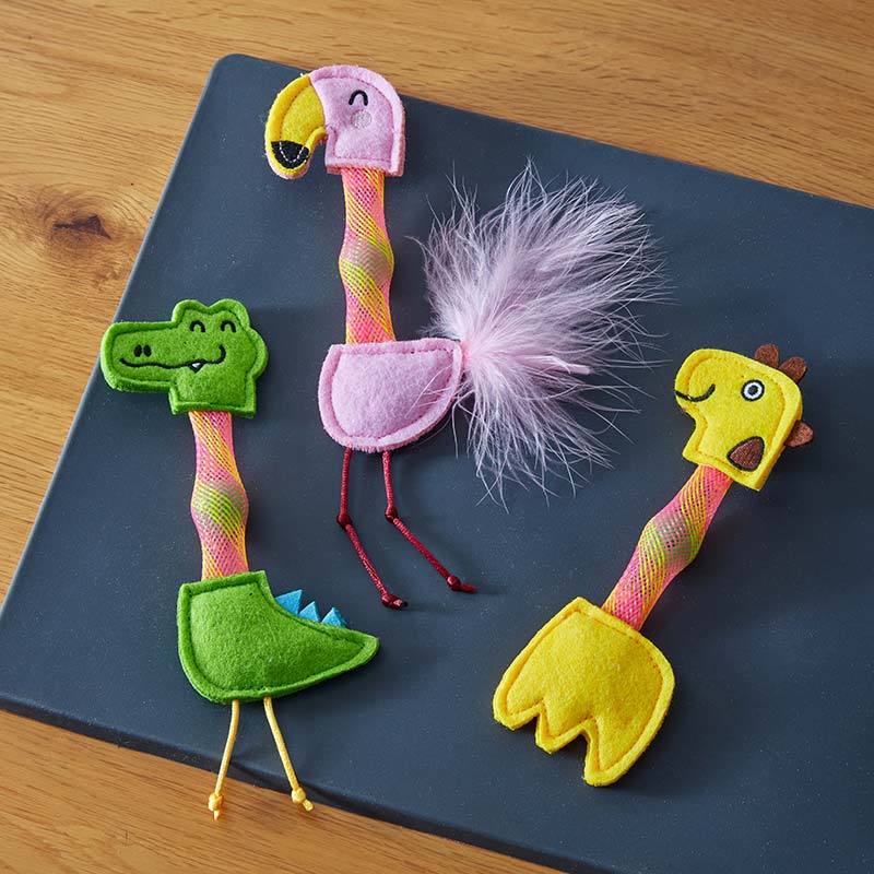Zoon Nip-It Bell Safari Cat Toy (Assorted Designs) image 0