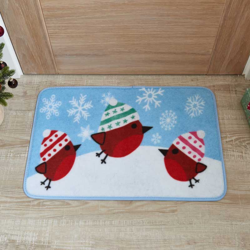 Three Kings Beanie Robins Doormat image 0