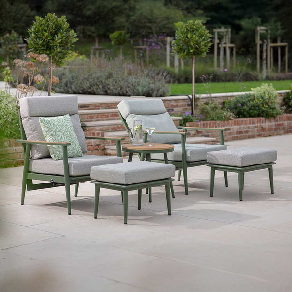 Bramblecrest RHS Wisley 2 Seat Recliner Set in Sage image 0