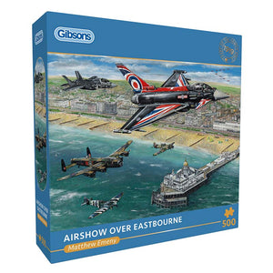 Gibsons Airshow Over Eastbourne 500 Piece Jigsaw Puzzle image 3